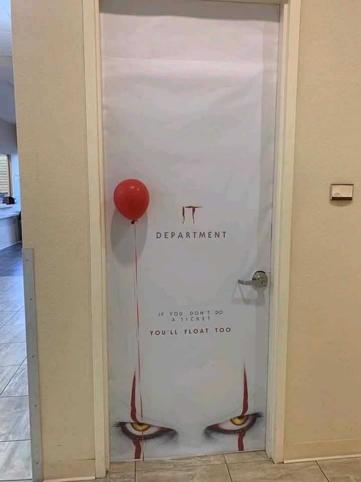 door - Department If You Don'T Do A Ticket You'Ll Float Too