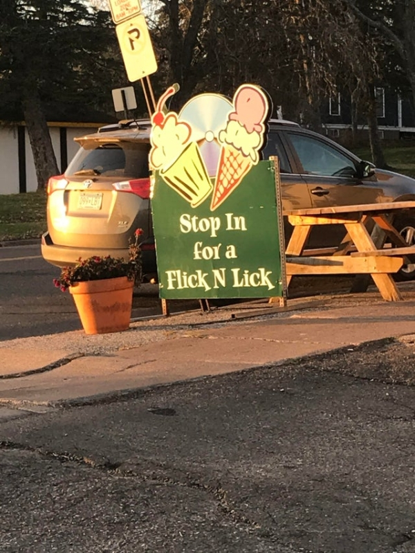 car - Stop in for a Flick N Lick