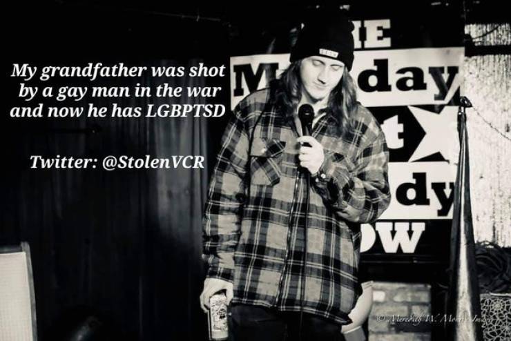 plaid - My grandfather was shot by a gay man in the war and now he has Lgbptsd day Twitter Vcr | Dw yeah Ii. A