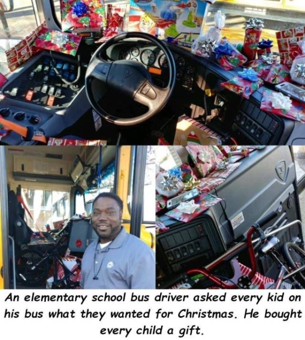 curtis jenkins bus driver - Ba An elementary school bus driver asked every kid on his bus what they wanted for Christmas. He bought every child a gift.