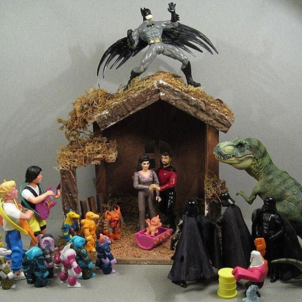 weird nativity scenes