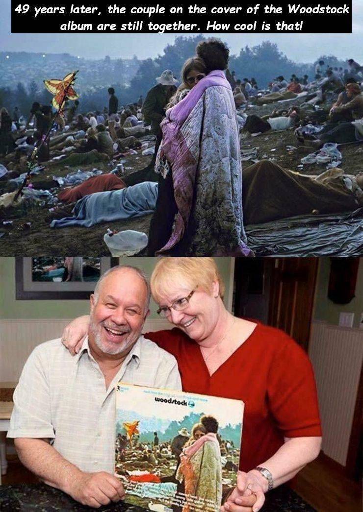 woodstock album couple - 49 years later, the couple on the cover of the Woodstock album are still together. How cool is that! woodstock