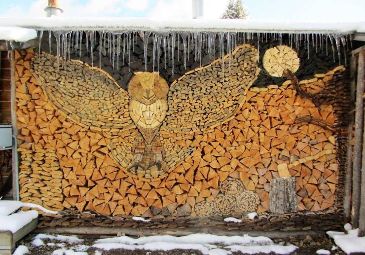 art made with wood
