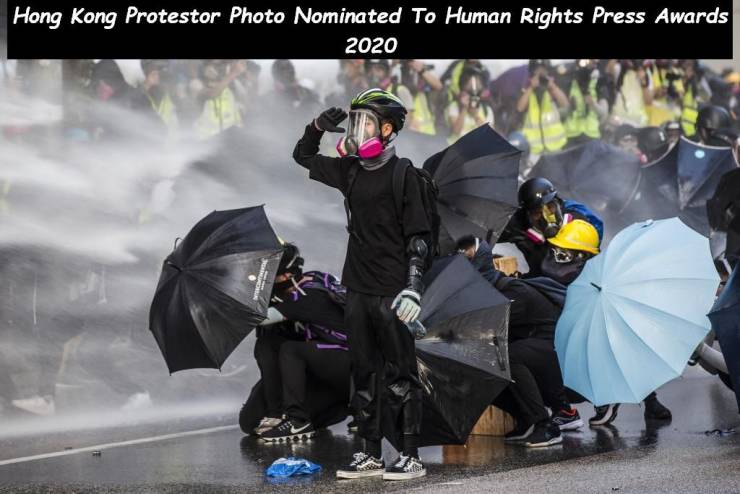 september 15th hong kong protest - Hong Kong Protestor Photo Nominated To Human Rights Press Awards 2020