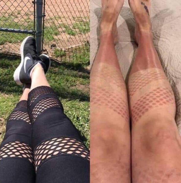 tan lines from leggings