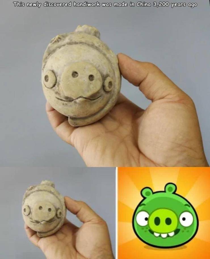 bad piggies - This newly discovered handiwork was made in China 3,200 years ago