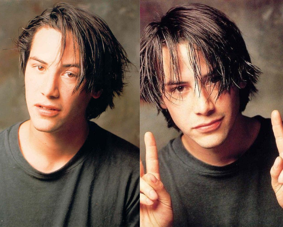 keanu reeves when he was young