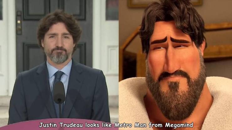 blursed markiplier - Justin Trudeau looks Metro Man from Megamind