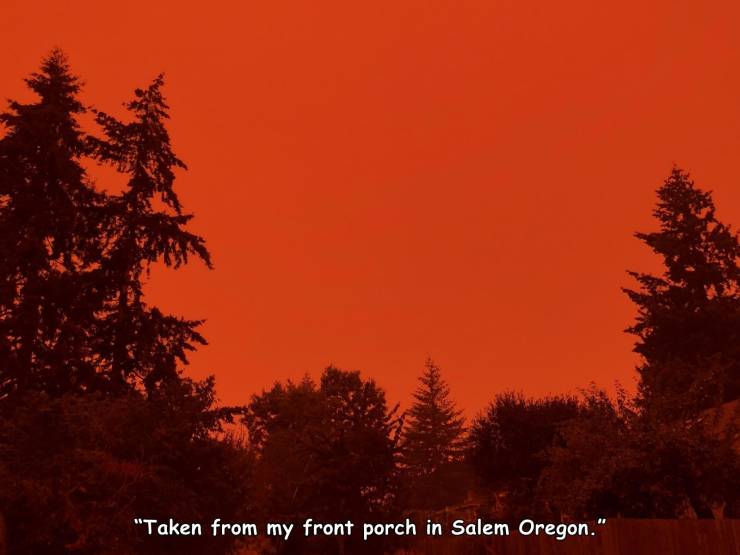 random pics - sky - "Taken from my front porch in Salem Oregon."