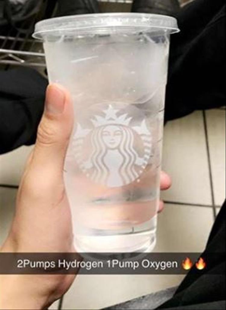 glass - 2Pumps Hydrogen 1Pump Oxygen