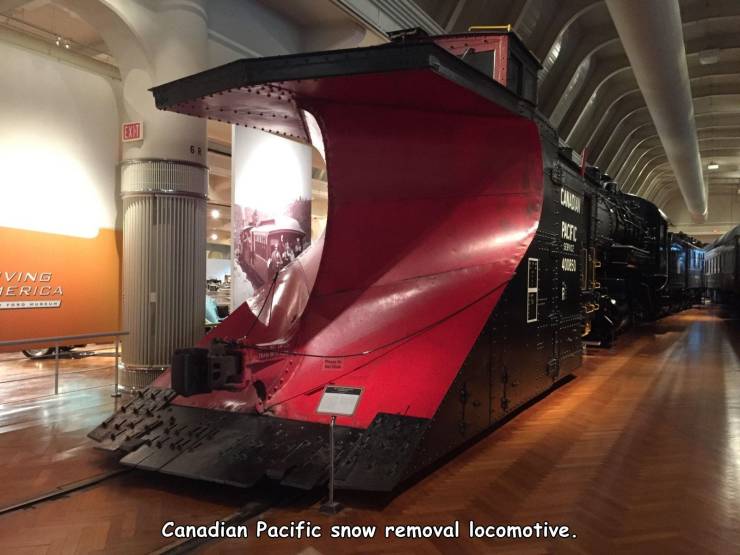 random pics - Locomotive - Ving Ferica . Canadian Pacific snow removal locomotive.