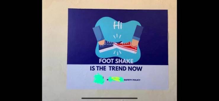graphic design - Foot Shake Is The Trend Now Lafety Poucy