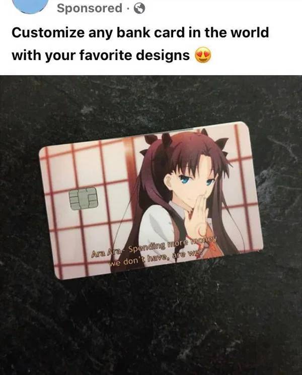 cucu covers anime - Sponsored Customize any bank card in the world with your favorite designs Ara Ara Spending more womey we don't have, are wel