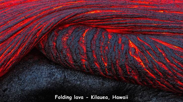 thread - Folding lava Kilauea, Hawaii