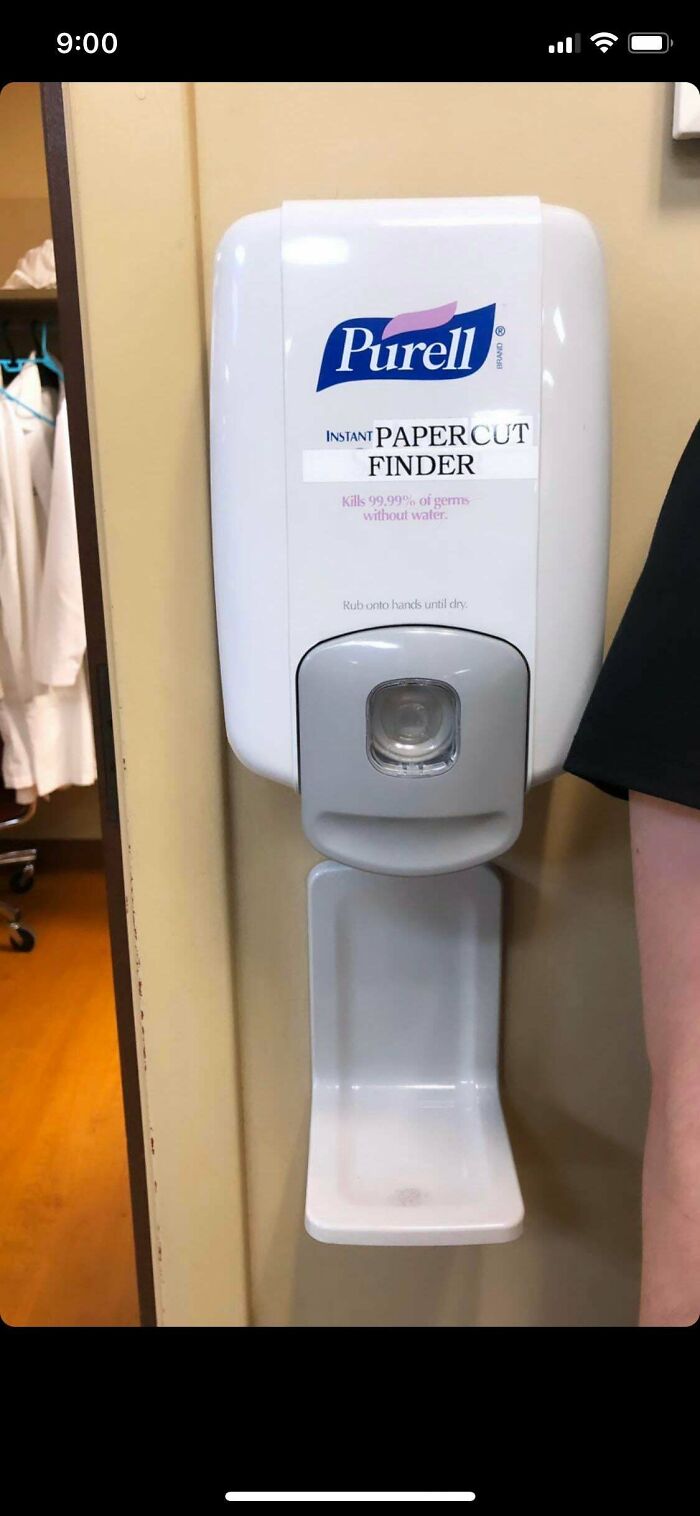 hand sanitizer paper cut finder - Purell Instant Papercut Finder Kills 99.99% of germs without water. Rub onto hands until dy.