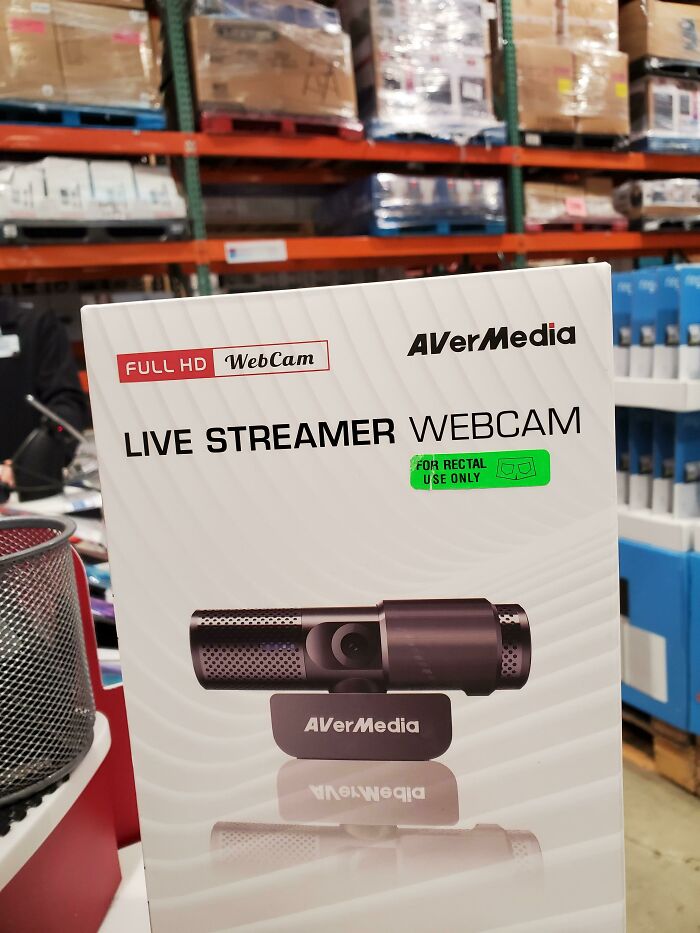 retail - AVerMedia Full Hd WebCam Live Streamer Webcam For Rectal Use Only AVerMedia WOWeqia