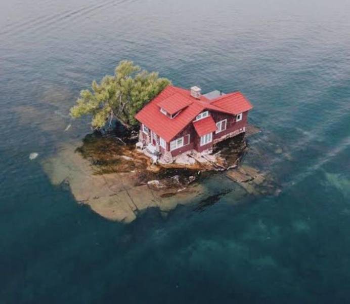 just enough room island