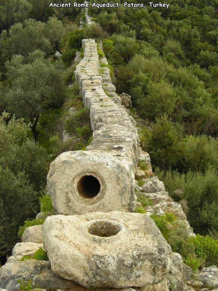 patara pipeline - Ancient Rome Aqueduct, Patara, Turkey