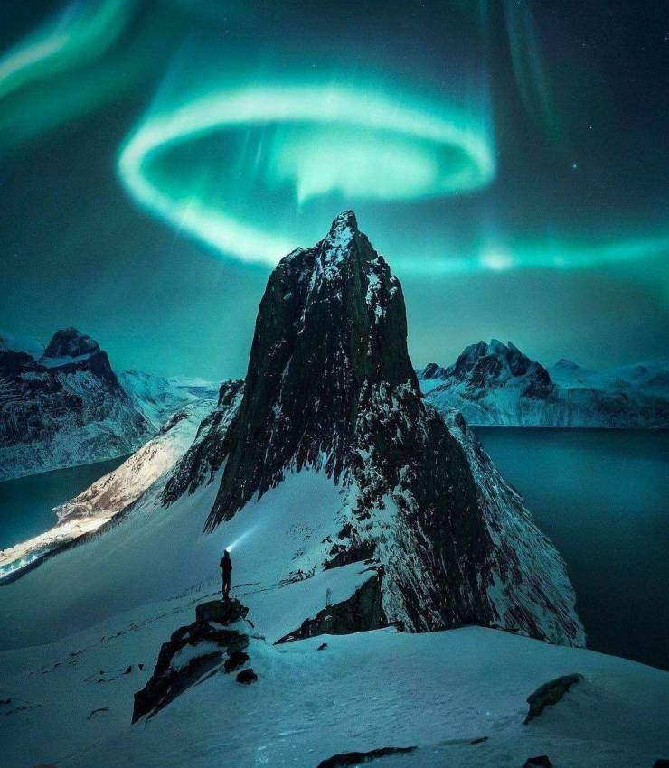 norway beautiful northern lights