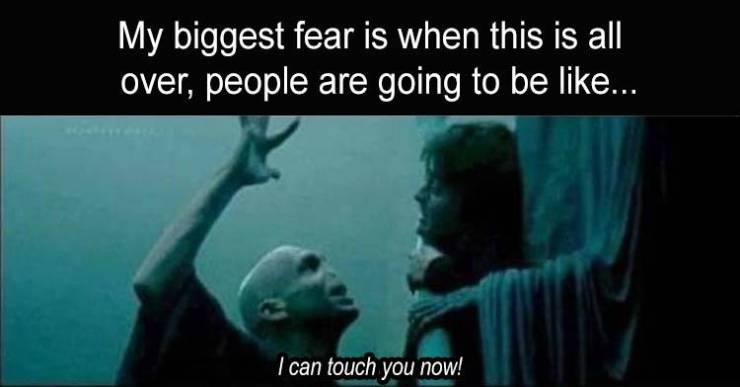 harry potter i can touch you now - My biggest fear is when this is all over, people are going to be ... I can touch you now!