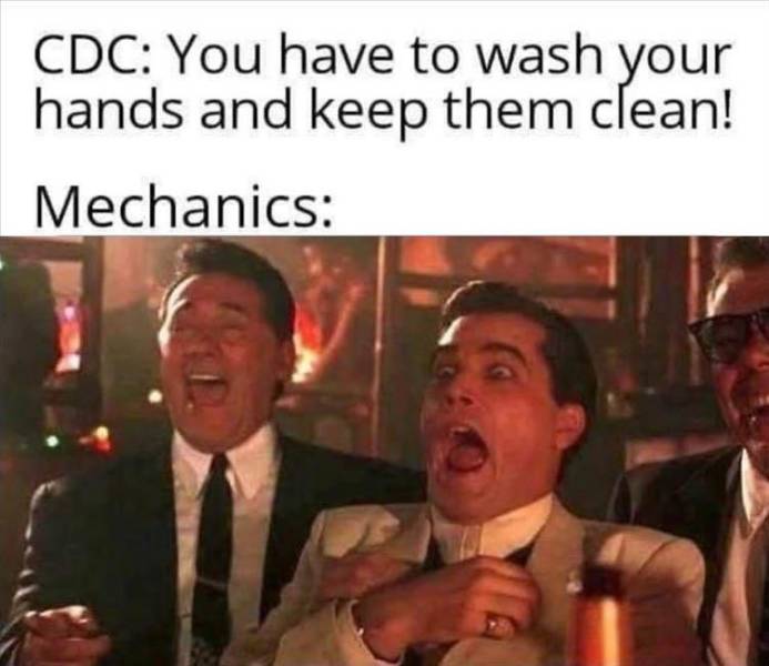 goodfellows laughing - Cdc You have to wash your hands and keep them clean! Mechanics