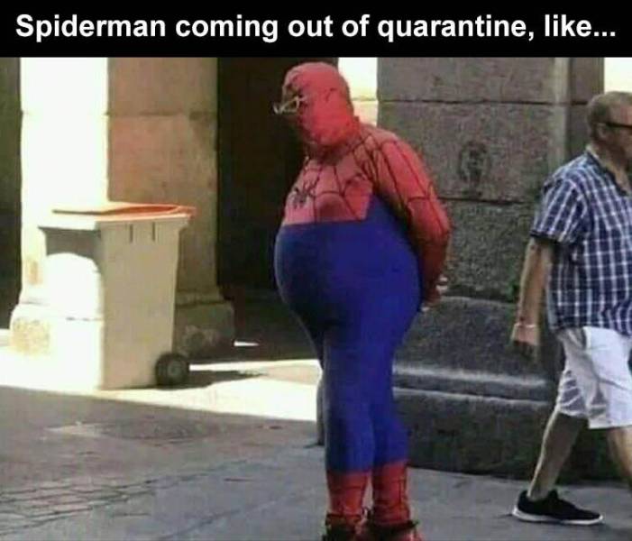 spider man far from gym - Spiderman coming out of quarantine, ...