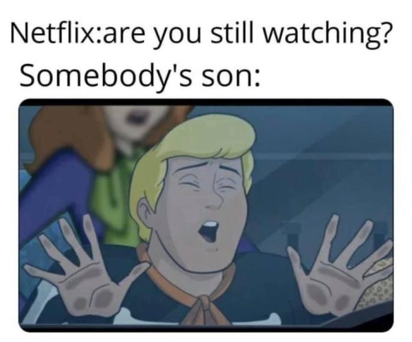 cartoon - Netflixare you still watching? Somebody's son