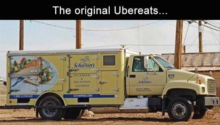 90's schwan's truck - The original Ubereats... Schwan's U Oor Sowanacon