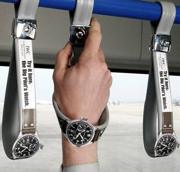 random pics - creative advertisement - Iwc Try it here the Big Pilot's Watch. Iwc Try it here the Big Pilot's Watch. ww