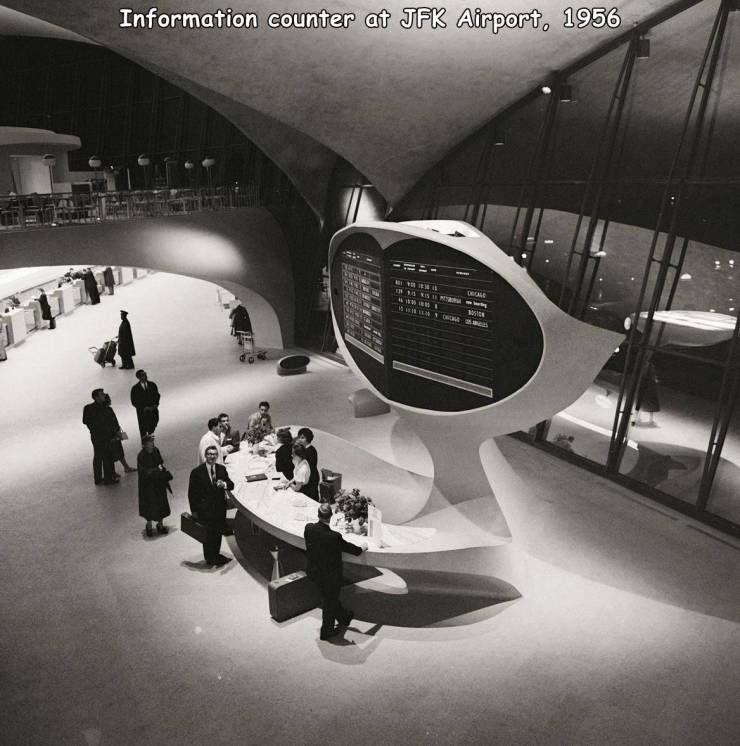 jayhawks paging mr proust - Information counter at Jfk Airport, 1956 Cole