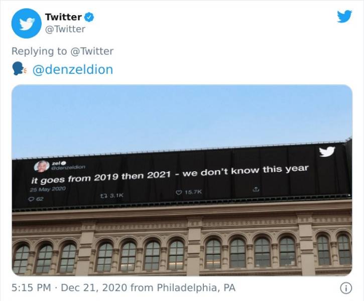 display advertising - Twitter @ Twitter we don't know this year zele adolion it goes from 2019 then 2021 12 from Philadelphia, Pa 0