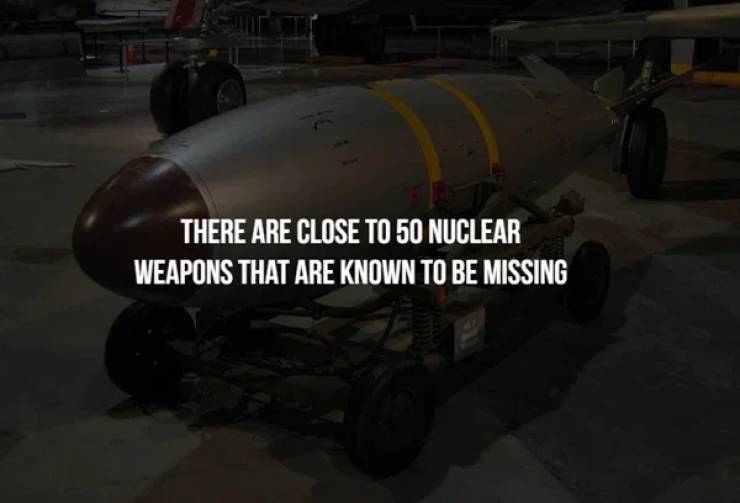 vehicle - There Are Close To 50 Nuclear Weapons That Are Known To Be Missing