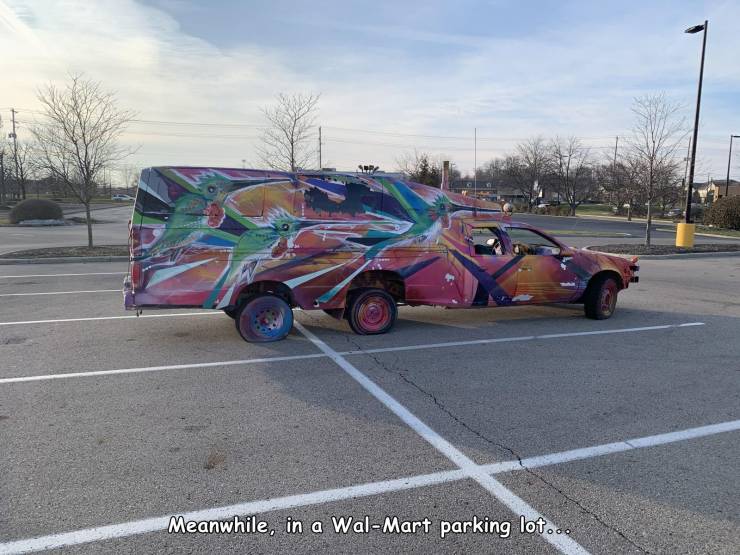 car - Meanwhile, in a WalMart parking lot...