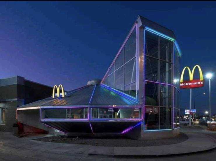 "UFO themed McDonalds in Roswell, New Mexico