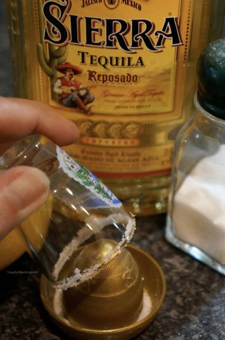 "Today I learned that the hats on Tequila bottles serve a purpose - to salt the rim of your shotglass, and/or squeeze limes