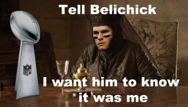imam - Tell Belichick Nfl I want him to know it 'was me