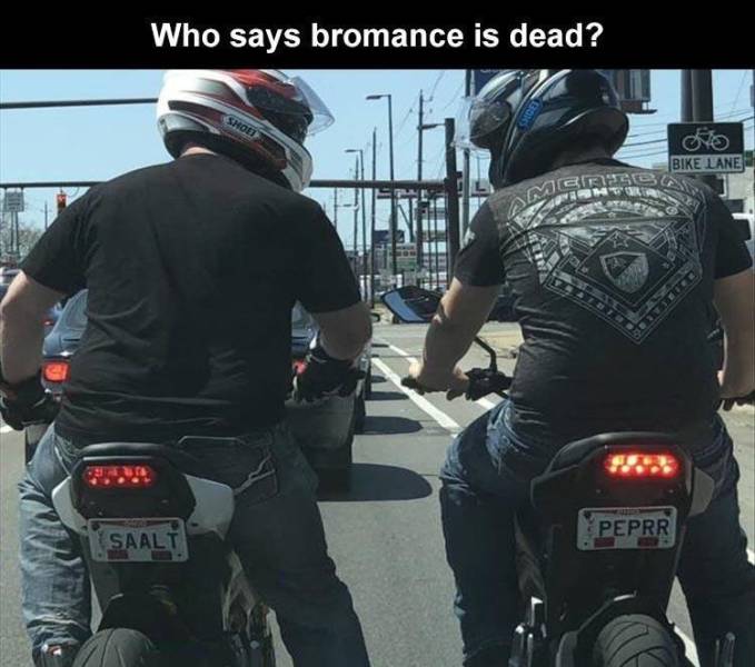 helmet - Who says bromance is dead? Short 11 Bike Lane Re Peprr Saalt
