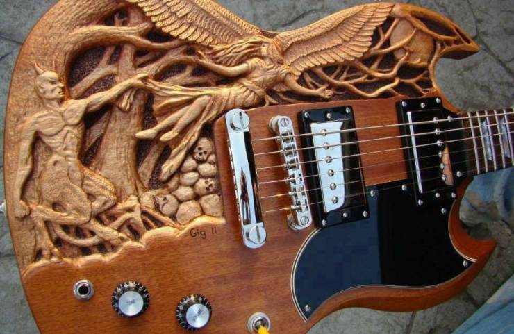 guitar carving