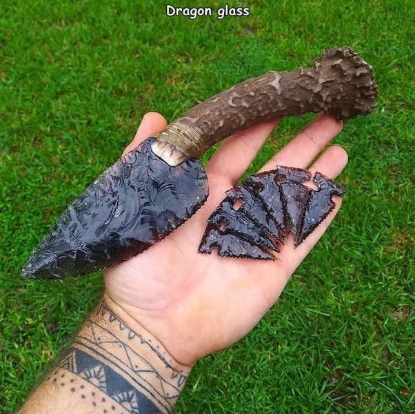 cool pics - dragon glass found in yard