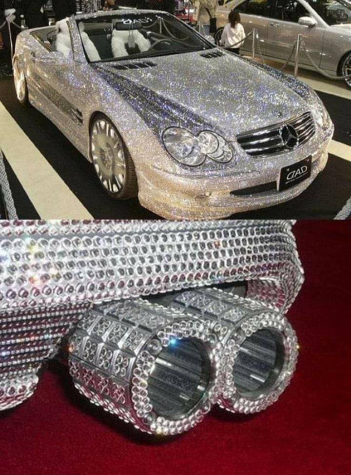 cool pics - waleed bin talal diamond car