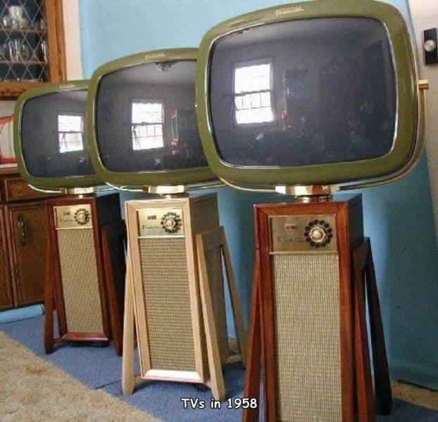 cool random pics - vintage tv for sale - TVs in 1958