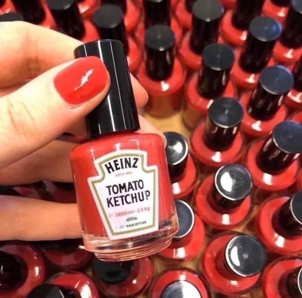 heinz tomato ketchup nail polish - Heinz Ketchup 200035