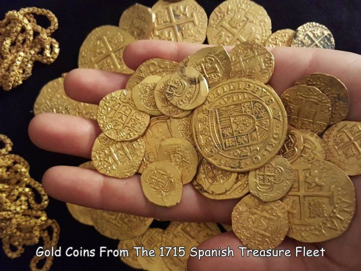 cool pics and random photos - Ppys Gold Coins From The 1715 Spanish Treasure Fleet