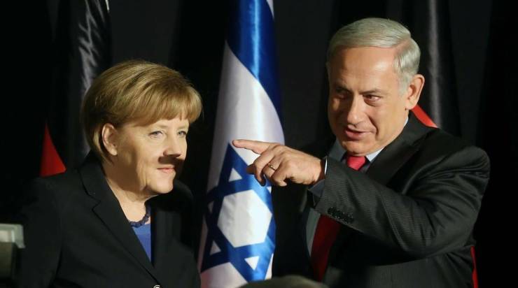 cool pics and random photos - benjamin netanyahu angela merkel