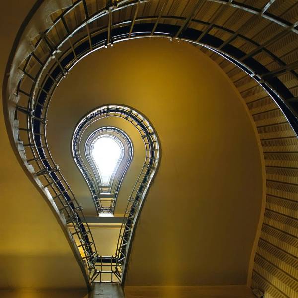 prague stairwell