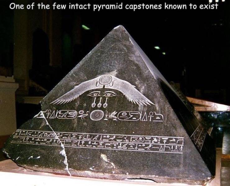 One of the few intact pyramid capstones known to exist Anasokas Jaguia Ania