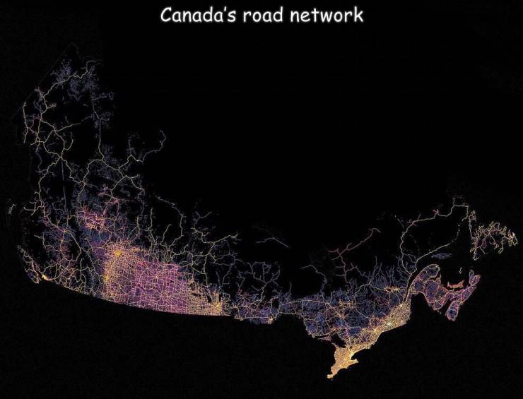 light - Canada's road network