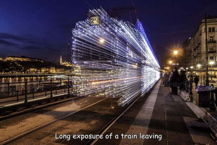long exposure train photography - 2 Long exposure of a train leaving