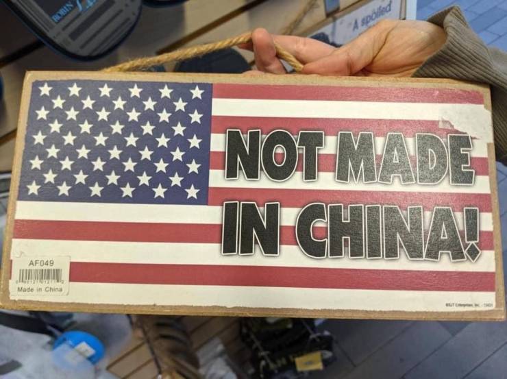 made in the usa - Robin spoiled Not Made In China! AF049 Made in China