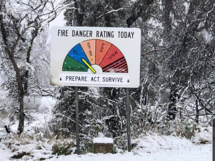 snow - Fire Danger Rating Today Very High Seye De Extreme 10 Hocean Saf Strophic Prepare. Act. Survive.